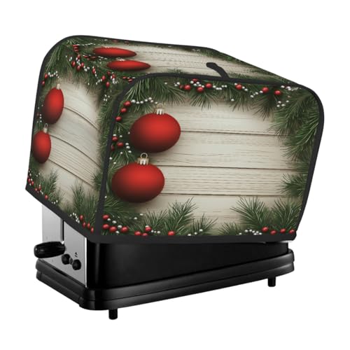 Toaster-Abdeckung mit Weihnachts-Kiefernblättern, 2 Scheiben, Staubschutz für Brotmaschine, kleine Küchengeräte Toaster-Abdeckung mit Weihnachts-Kiefernblättern, 2 Scheiben, Staubschutz für Brotmaschine, kleine Küchengeräte von Fabpuro