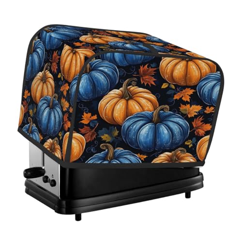 Wasserfarben-Staubschutz für Brotmaschine, kleine Küchengeräte, Kürbis-Design, Blau, 4 Scheiben Wasserfarben-Staubschutz für Brotmaschine, kleine Küchengeräte, Kürbis-Design, Blau, 4 Scheiben von Fabpuro