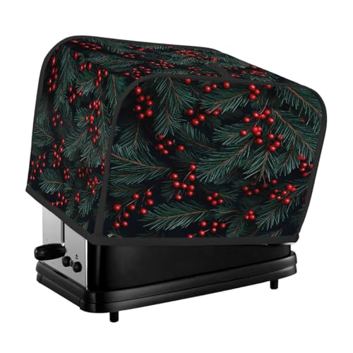 Winter Tannenzweige Beeren-Toaster Abdeckung 4 Scheiben Staubschutz für Brotmaschine, kleine Küchengeräte Winter Tannenzweige Beeren-Toaster Abdeckung 4 Scheiben Staubschutz für Brotmaschine, kleine Küchengeräte von Fabpuro
