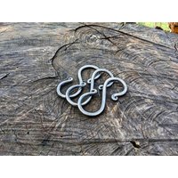 Set 3x Mittelgroßer S-Haken, Handgeschmiedet von FabrefactumFureti