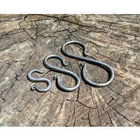 Set 3x S-Haken Versch. Größen, Handgeschmiedet von FabrefactumFureti