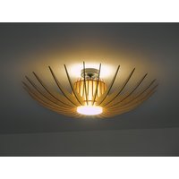 Handgefertigte Deckenleuchte "Löwenzahn" Aus Birkenholz, Einflammig, E27 Fassung von FabrefactumFurniture