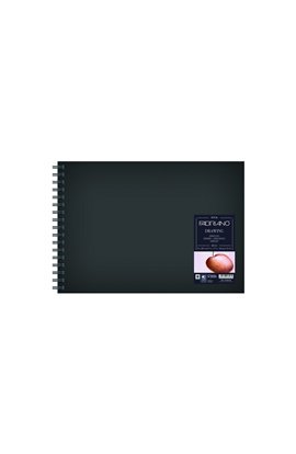 Fabriano Block Drawing Book Spirale Panorama 29,7 x 42 160 gr 60 Blatt Körnung Natur von Fabriano
