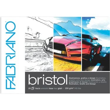 Unbekannt Fabriano Block Bristol Collate A5 Blatt 20 250 g von Fabriano