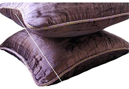 Fabric Mart Direct Handgefertigt Pflaume Kissenbezuge, Einfarbig Bead Cord Werfen Kissen Decken, 40x40 cm Kissenbezuge, Platz Samt Werfen Kissen Decken, Solide Zeitgenossisch Kissenbezuge-Plum Shimmer Fabric Mart Direct Handgefertigt Pflaume Kissenbezuge, Einfarbig Bead Cord Werfen Kissen Decken, 40x40 cm Kissenbezuge, Platz Samt Werfen Kissen Decken, Solide Zeitgenossisch Kissenbezuge-Plum Shimmer von Fabric Mart Direct