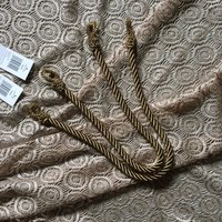 1 Paar Elegante Rehkitz-Gold-Tiebacks 22 "Lang Twisted Satin-Schnur 1/2"Dick Ideal Für Formelle Räume, Veranstaltungsorte Angelina Home Decor 1 Paar Elegante Rehkitz-Gold-Tiebacks 22 "Lang Twisted Satin-Schnur 1/2"Dick Ideal Für Formelle Räume, Veranstaltungsorte Angelina Home Decor von FabricConnection