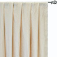 Cremefarbene Dupionseide Vorhang-Panels | Tasche Mit Stange, Tülle, Kellerfalte, Drei Klemmfalten, Tab Top Und Ring Top von FabricMart