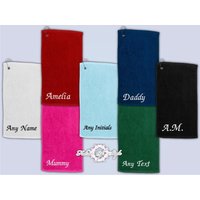 Personalisiertes Besticktes Handtuch Name/Text Geschenk | 30 X 50 cm von FabricOfStyle