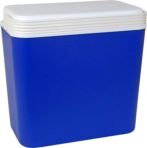 Kühlbox 24 Liter blau Perfekt für Camping/Strand/Getränke von Fabricados La Corona