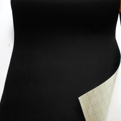 Fabrics-City SCHWARZ KLEBEFILZE FILZ STOFF WOLLFILZ SELBSTKLEBEND STOFFE, 2734 von Fabrics-City