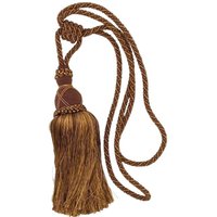 Dekorativer Drapierung Vorhang Quaste Raffhalter - Kupfer & Gold Mix 13 "Troddel 37"Spreize Verkauft Durch Das Stück von FabricsTrimsPillows