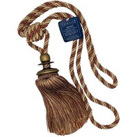 Dekorativer Vorhang Raffhalter Für Eine Tassel - Trimland 3382-10 Terracotta Cream Verkauf Erfolgt Am Stück von FabricsTrimsPillows