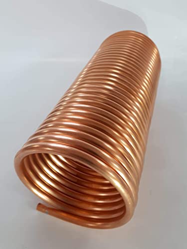 Spirale aus Kupferrohr 10x1mm weich aus 10m mit Ø ca. 13cm (Kupferrohrspirale) von Fabrika Bakarnih Cevi Majdanpek