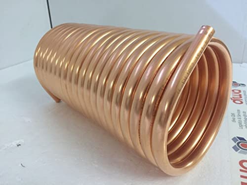 Spirale aus 5m Kupferrohr 15x1mm für OFENROHR 150mm mit InnenDurchmesser von ca.154mm von Fabrika Bakarnih Cevi Majdanpek