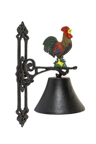 Glocke Hahn Cock Glocke Kuhglocke Außen Innen Gusseisen Garten Pub von Fabris Uber