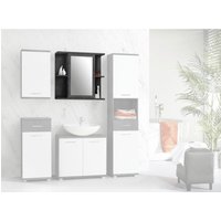 Spiegelschrank  Beton dunkel Optik B/H/T: ca. 69,8x68,8x23,2 cm von XXXL
