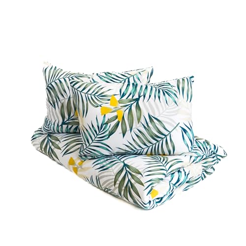 FABSY Mikrofaser-Bettwäsche-Set 200x200 cm mit Kissenbezug 2x65x65 cm - Atmungsaktiv bettbezug, Weich bettbezüge, Hochwertiger Reißverschluss - Feuillage - Ruhiges Schlafzimmer Design FABSY Mikrofaser-Bettwäsche-Set 200x200 cm mit Kissenbezug 2x65x65 cm - Atmungsaktiv bettbezug, Weich bettbezüge, Hochwertiger Reißverschluss - Feuillage - Ruhiges Schlafzimmer Design von Fabsy