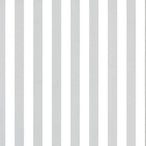 Fabulous World Tapete Stripes Weiß Hellgrau Vliestapete Fototapete Wandbilder von Fabulous World