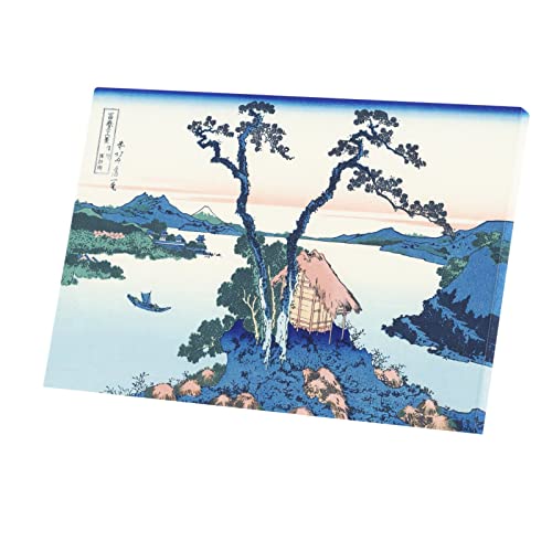 Druck auf Leinwand Hokusai Kunst Japan Malerei Suwa-See Bildende Kunst (90 cm x 60 cm) von Fabulous