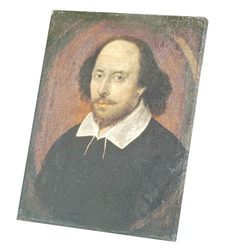 Fabulous Druck auf Leinwand William Shakespeare Schriftsteller Englisch Theater Portrait Malerei (40 cm x 51 cm) von Fabulous