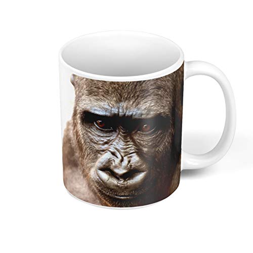 Fabulous Keramische Becher 325ml Gorilla Nahaufnahme Gesicht Tier Natur Leben Wild von Fabulous