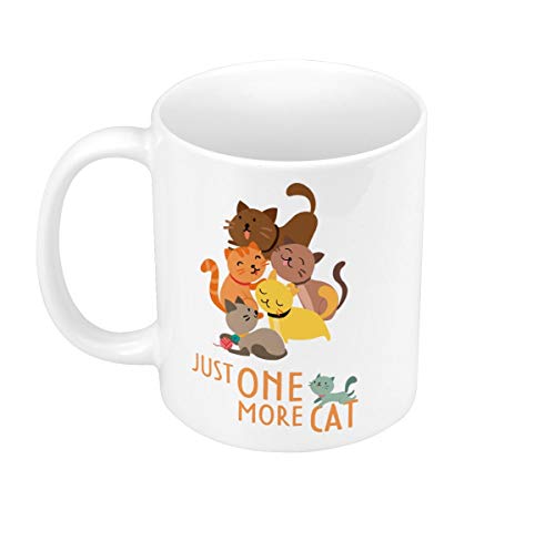 Fabulous Keramische Becher 325ml Just One More Cat Katze Kätzchen Illustration Zeichnung Fabulous Keramische Becher 325ml Just One More Cat Katze Kätzchen Illustration Zeichnung von Fabulous