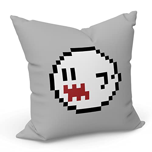 Fabulous Kissen Kissen mit Kissenbezug 40x40 cm Pixel Boo Character Mascot Mario Video Game: Pixel von Fabulous