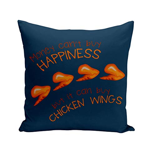 Fabulous Kissen Kissenbezug 40x40 cm Chicken Wings - Money Can't Buy Happiness von Fabulous