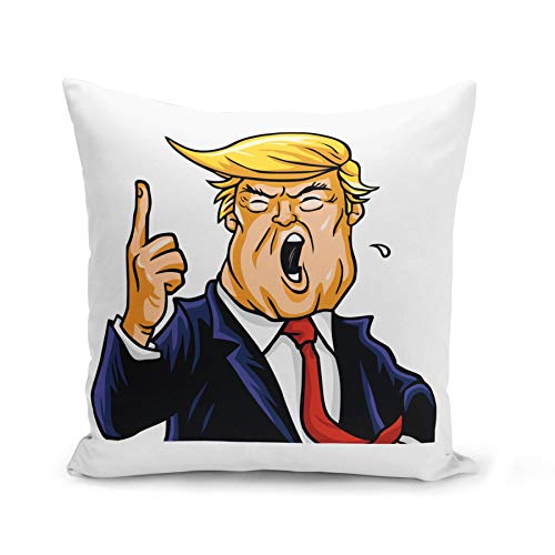 Fabulous Kissen Kissenbezug 40x40 cm Donald Trump Präsident Vereinigte Staaten Cartoon Humor von Fabulous