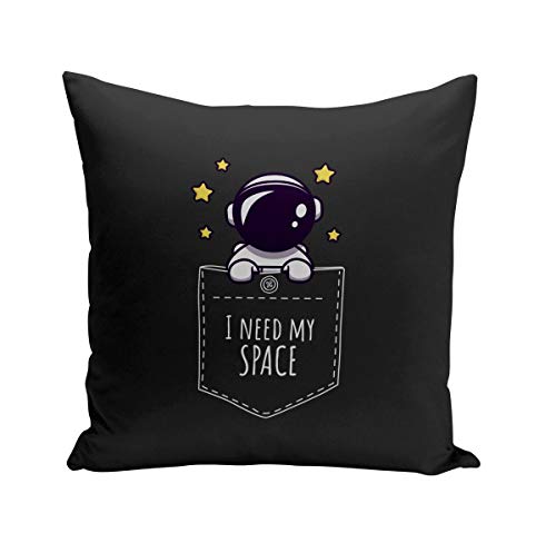 Fabulous Kissen Kissenbezug 40x40 cm I Need My Space Tasche Illustration Astronaut Himmel von Fabulous