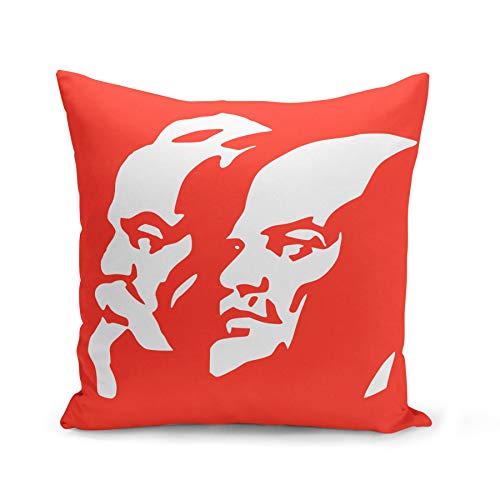 Fabulous Kissen Kissenbezug 40x40 cm Lenine Marx Kommunistisch Revolution UDSSR Russland von Fabulous