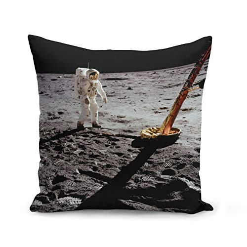 Fabulous Kissen Kissenbezug 40x40 cm Neil Armstrong Erster Schritt auf dem Mond Astronaut Foto von Fabulous