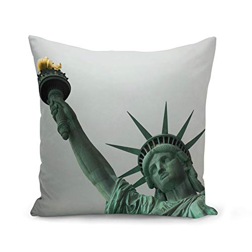 Fabulous Kissen Kissenbezug 40x40 cm New York Freiheitsstatue Stadt Vereinigte Staaten von Amerika von Fabulous