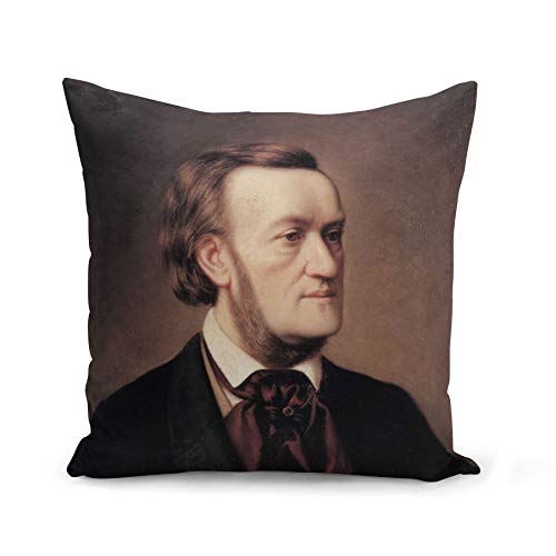 Fabulous Kissen Kissenbezug 40x40 cm Richard Wagner Komponist Deutsch Portrait Malerei von Fabulous