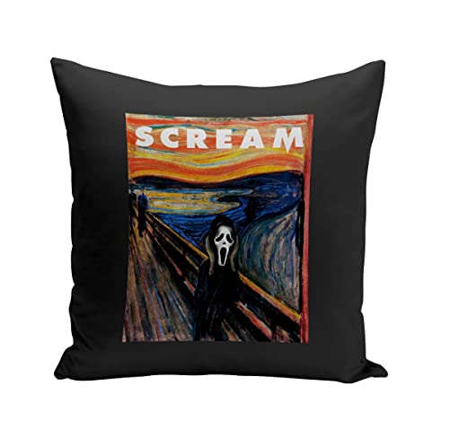 Fabulous Kissen Kissenbezug 40x40 cm Scream Ghostface Munch Parodie Film Malerei Kunst von Fabulous