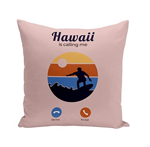 Fabulous Kissen mit Kissenbezug 40x40 cm Hawaii is Calling Me Surfen Sonne Strand von Fabulous