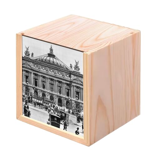 Fabulous Opera Garnier Paris 1900 Holzkiste mit seltenem Foto, Vintage, Antik-Look, 10 x 10 x 10 cm Fabulous Opera Garnier Paris 1900 Holzkiste mit seltenem Foto, Vintage, Antik-Look, 10 x 10 x 10 cm von Fabulous