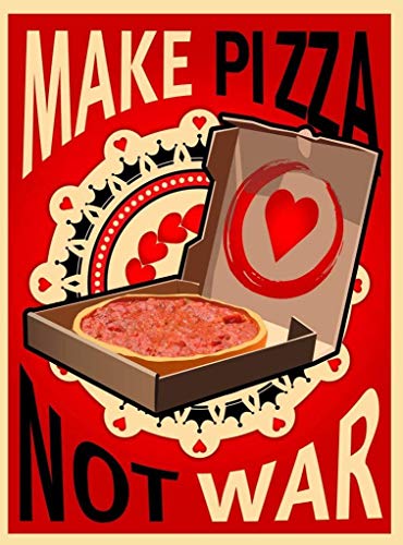 Fabulous Poster Plakat Poster Pizza nicht im Krieg herstellen von Fabulous