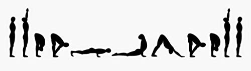Fabulous Poster Plakat Sonnengruß Surya Namaskar Yoga Asanas Frieze Fabulous Poster Plakat Sonnengruß Surya Namaskar Yoga Asanas Frieze von Fabulous