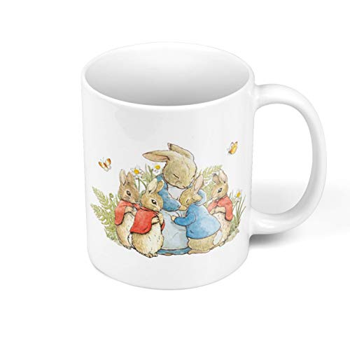 Keramische Becher 325ml Petter Rabbit und seine Mutter Illustration Kind Beatrice Potter von Fabulous