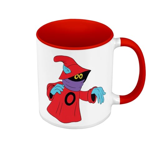 Orko He Man Master Universe Manga Anime Tasse mit Henkel und farbigem Innenfutter, Rot von Fabulous