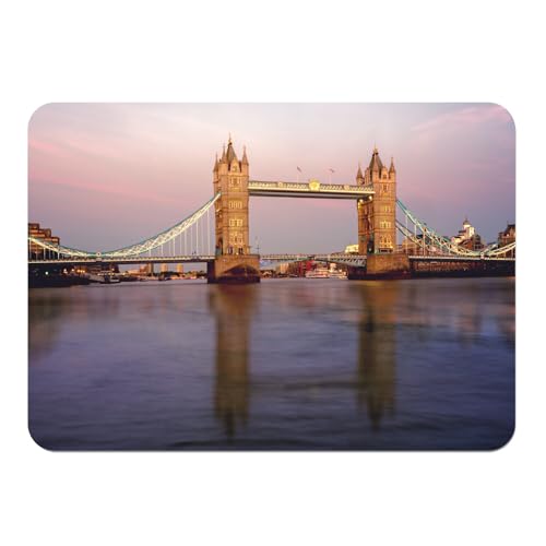 Platzset mit Korkunterlage, Bridge of London, England, Themse, Monument Architektur, groß, 39,5 x 28,5 cm von Fabulous