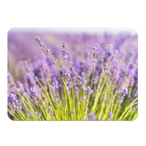 Platzset mit Korkunterlage, Nahaufnahme, Lavendel, pflanzliche Schönheit, Natur, Blumen, groß, 39,5 x 28,5 cm von Fabulous