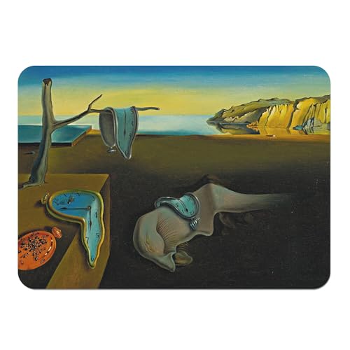 Platzset mit Unterseite aus Kork, Salvadore Dali Persistenz, Surrealismus, Malerei, groß, 39,5 x 28,5 cm von Fabulous