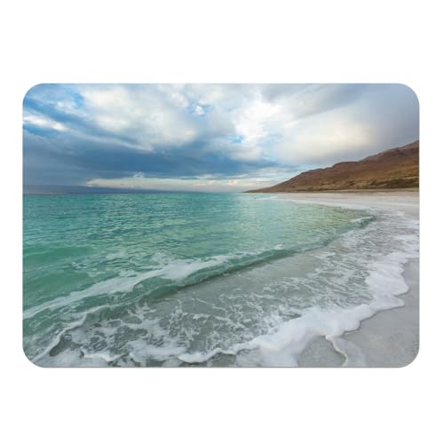 Platzsets, weich, Unterseite aus Kork, Platzdeckchen, Sandstrand, Weiß, Meer, Türkis, Landschaft, groß, 39,5 x 28,5 cm, 4 Stück Platzsets, weich, Unterseite aus Kork, Platzdeckchen, Sandstrand, Weiß, Meer, Türkis, Landschaft, groß, 39,5 x 28,5 cm, 4 Stück von Fabulous