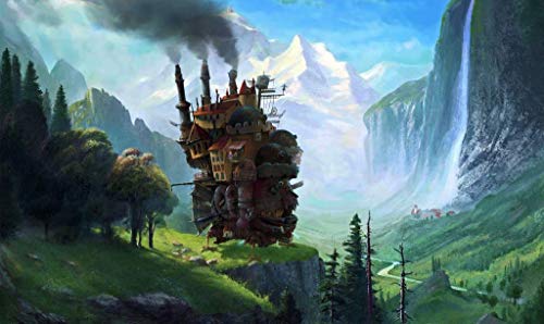 Poster Poster Le Chateau Ambulant Hayao Miyazaki Manga Anime Poster Poster Le Chateau Ambulant Hayao Miyazaki Manga Anime von Fabulous