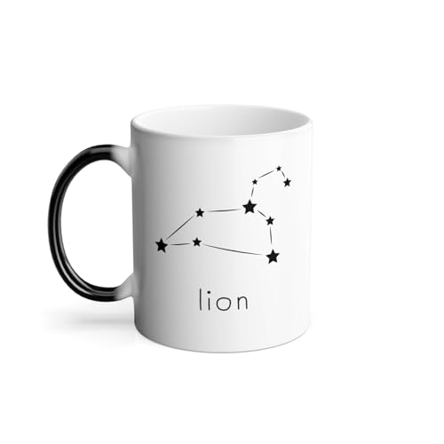 Thermoreagierende Tasse Magische Tasse – Löwe Stern Sternzeichen Astrologie Sternbild Minimalist – 325 ml Thermoreagierende Tasse Magische Tasse – Löwe Stern Sternzeichen Astrologie Sternbild Minimalist – 325 ml von Fabulous