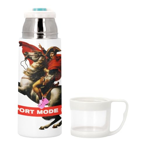 Thermoskanne aus Edelstahl mit integrierter Tasse – Sport Mode ON Collage Vintage Illustration Art Humor Napoleon Meme – 350 ml – Thermosflasche Thermoskanne aus Edelstahl mit integrierter Tasse – Sport Mode ON Collage Vintage Illustration Art Humor Napoleon Meme – 350 ml – Thermosflasche von Fabulous