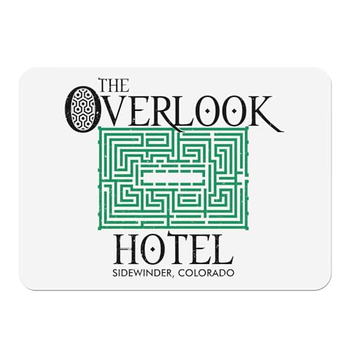 Tischset mit Unterseite aus Kork, Weiß – The Overlook Hotel Geek Games Videoserie Film – Großes Format 39,5 x 28,5 cm von Fabulous