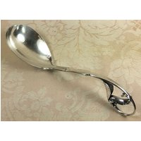 Georg Jensen Sterling Silber Servierlöffel Georg Jensen Sterling Silber Servierlöffel von FabulousAssets